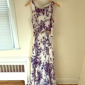 Eliza J floor length floral dress